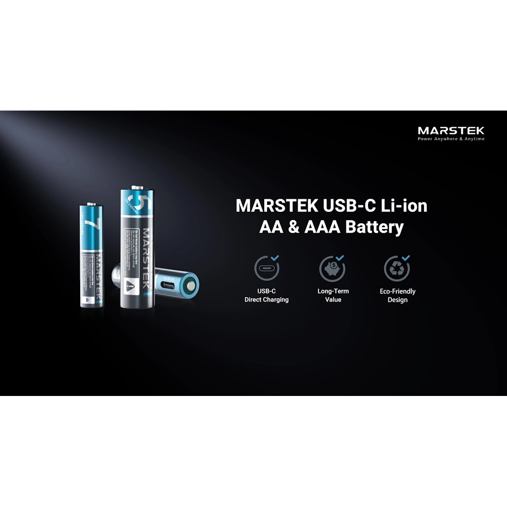 Marstek USB-C Li-ion AA AAA